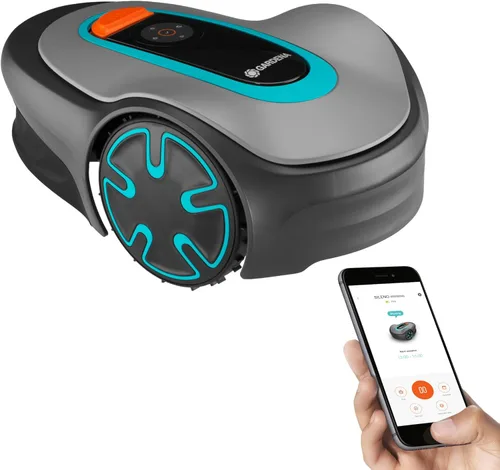 Vista 11 de GARDENA 15101-41 SILENO Life - Cortacésped robótico automático, con aplicación Bluetooth y cable delimitador, uno de los más silenciosos de su