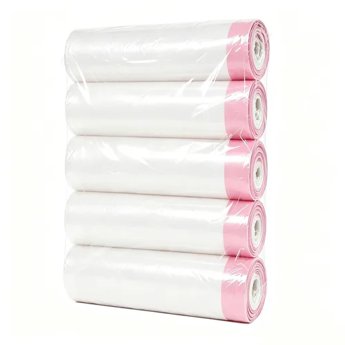 Vista 9 de SUBEKYU Basurero de 2.3 galones para baño, pequeño bote de basura de oficina para cocina, papelera rectangular delgada, plástico, negro