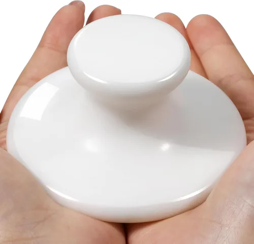 Vista 11 de gemshan Piedra de masaje, rocas calientes naturales de 3.5 pulgadas, herramienta de masaje corporal Gua Sha para masaje de celulitis, drenaje