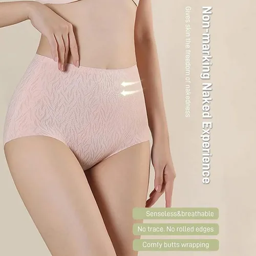 Vista 2 de Diameleo Curvesmeet - Bragas frescas sin costuras de cintura alta con levantamiento de glúteos - Heykomi Fresh Seamless High Waist Butt Lift Bragas