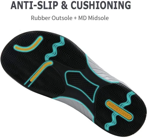 Vista 6 de CAMELSPORTS Sandalias atléticas para hombre con correa para el aire libre, sandalias de playa de verano, impermeables, zapatos de agua