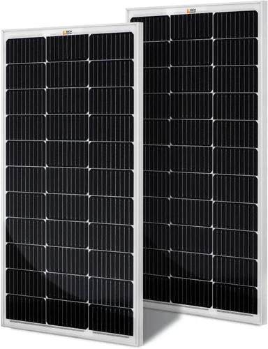 Vista 13 de RICH SOLAR Panel solar monocristalino de celda 9BB de 100 vatios, 12 voltios, batería de carga de módulo solar de alta eficiencia para caravana