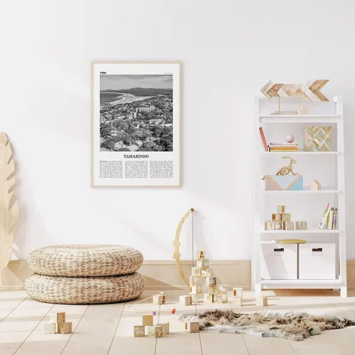 Vista 4 de Impresión artística de pared con impresión de Tamarindo en blanco y negro, arte de pared de tamarindo, póster de tamarindo, foto de tamarindo