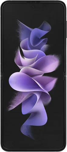 Vista 2 de Samsung Galaxy Z Flip 3 5G, versión estadounidense, 128GB, negro fantasma - desbloqueado (renovado)