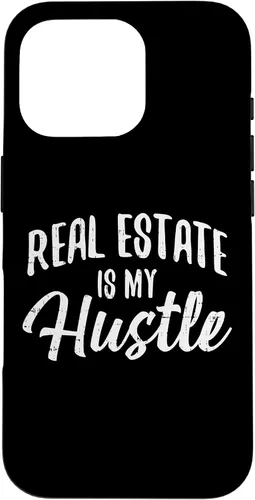 Vista 19 de Funda de regalo para iPhone 13 Pro Real Estate Is My Hustle Funny Agent Realtor Broker