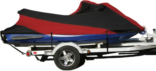 Vista 7 de SavvyCraft Yamaha Jet Ski WaveRunner FX 140 Ajuste Personalizado Funda para Jetski PWC Remolcable 2004 05 Azul/Negro Dos Tonos