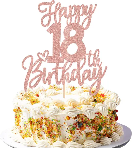 Vista 56 de 1 pieza de decoración para pastel de cumpleaños número 10 con purpurina y texto en inglés "Cheers to 10" Birthday Cake Pick Ten 10 Fabulous Cake