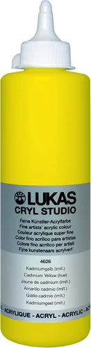 Vista 10 de Lukas CRYL Studio Artist - Pintura acrílica para artistas, Alizarín Carmesí, botella de 250 ml - Pinturas acrílicas de alto pigmento para pintar