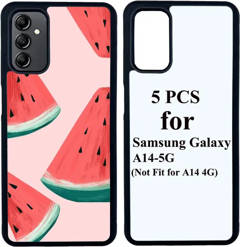 Vista 6 de 5 fundas para teléfono en blanco de sublimación compatibles con Samsung Galaxy A11, 2 en 1 2D de goma suave TPU en blanco fácil de sublimar DIY