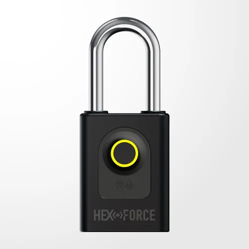 Vista 3 de G1 - Candado de huellas dactilares para exteriores de gran tamaño, bloqueo de doble bola resistente, IP67 resistente a la intemperie, biométrico sin