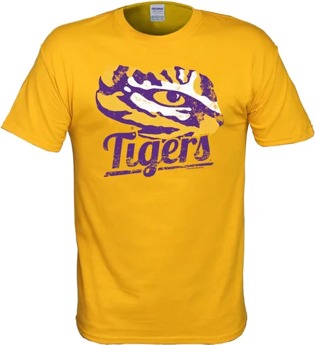 Vista 3 de New World Graphics Camiseta con logotipo envejecido de la NCAA, varios equipos