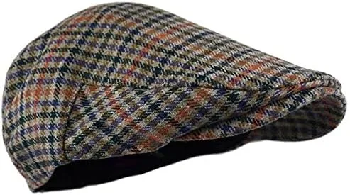 Vista 2 de DAIDEM Multicolor Newsboy Ivy Sombrero con estampado de celosía
