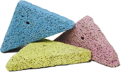 Vista 2 de Kaytee Lava Bites - Juguete masticable para chinchillas, hámsters y jerbos, paquete de 3
