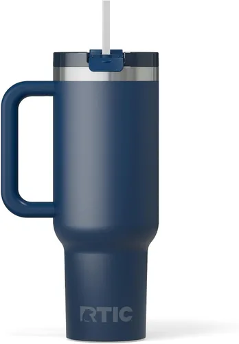 Vista 31 de RTIC Vaso Tumbler de Viaje por Carretera de 30 oz con Doble Pared Revestido de Cerámica Aislado Taza Portátil de Café de Viaje de Acero Inoxidable
