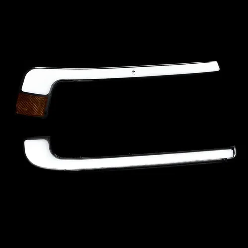 Vista 7 de AJP Distributors Juego de faros LED DRL con barra de tubo + esquinas parachoques de señal de conducción de señal izquierda derecha