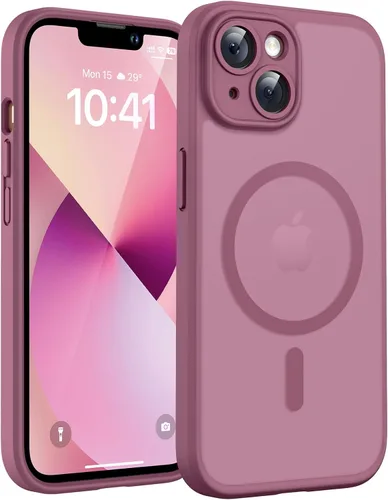 Vista 67 de TOCOL Funda para iPhone 11, compatible con Magsafe, protección completa de cámara, imanes integrados, protección contra caídas, funda translúcida