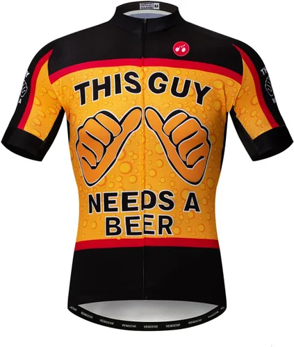 Vista 4 de Camisetas de ciclismo para hombre, camiseta de ciclismo de montaña, manga corta, transpirable, camisetas de ciclismo de secado rápido