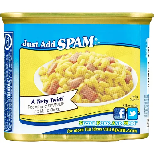 Vista 5 de SPAM Lite, SPAM Carne enlatada, lata de 12 onzas, (paquete de 12)