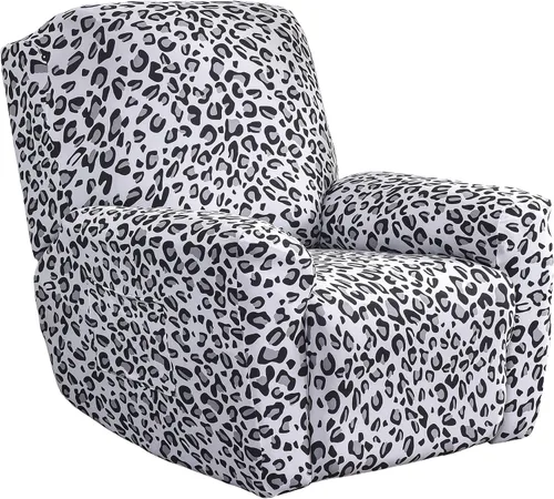 Vista 12 de Fundas elásticas para sillas reclinables, 4 piezas, estampado Lazyboy, funda de elastano suave para silla reclinable, protector de muebles