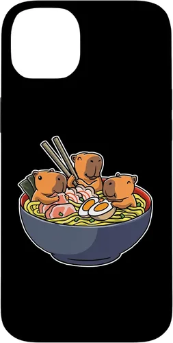 Vista 15 de Capybara Eating Ramen Funda para iPhone 17