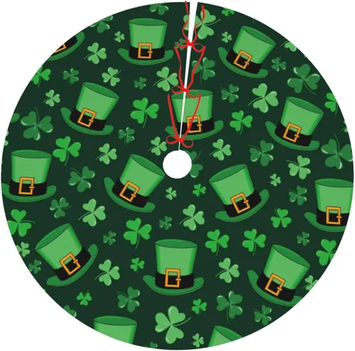Vista 14 de Alfombra de césped de fútbol americano, divertido deporte, verde, 36 pulgadas, falda de árbol de Navidad, tapete, suministros divertidos