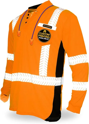 Vista 11 de KwikSafety Premium Long Sleeve Safety Shirts Class 3 ANSI OSHA Hi Vis PPE