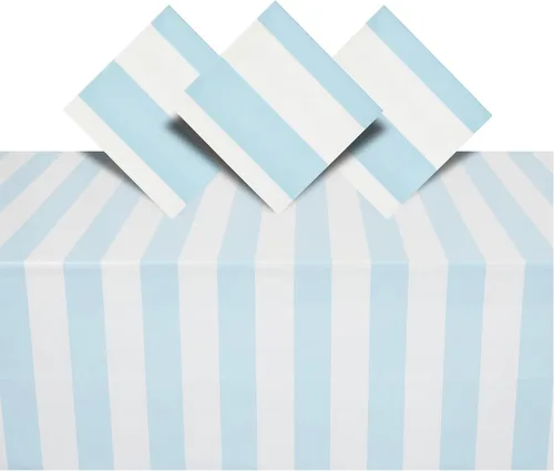Vista 17 de Paquete de 3 manteles florales de plástico para suministros de fiesta de primer cumpleaños de bebé niña (54 x 108 pulgadas)