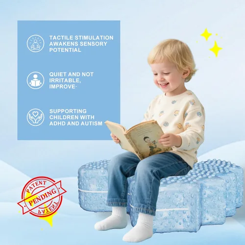 Vista 6 de Asiento sensorial suave para apretar, sillas sensoriales específicamente diseñadas para niños con necesidades sensoriales, proporciona un abrazo