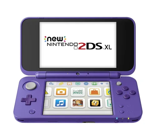 Vista 2 de New Nintendo 2DS XL - Purple Silver With Mario Kart 7 Pre-installed - Nintendo 2DS