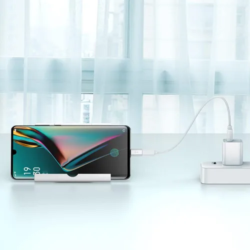 Vista 3 de Adaptador Micro USB a USB C (paquete de 4), adaptador Micro-USB hembra a USB-C macho OTG compatible con Samsung Galaxy, LG, Huawei, teléfonos