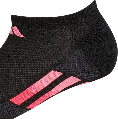 Vista 4 de adidas Women's Superlite Stripe 3.0 No Show Socks (3-Pair) Low Profile Athletic Fit with Arch Compression
