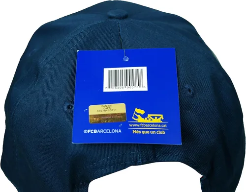 Vista 2 de Gorra de fútbol con licencia oficial del FC Barcelona