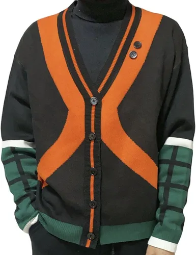 Vista 5 de iSHOWcos Anime MHA Hero - Chaqueta para disfraz de cosplay
