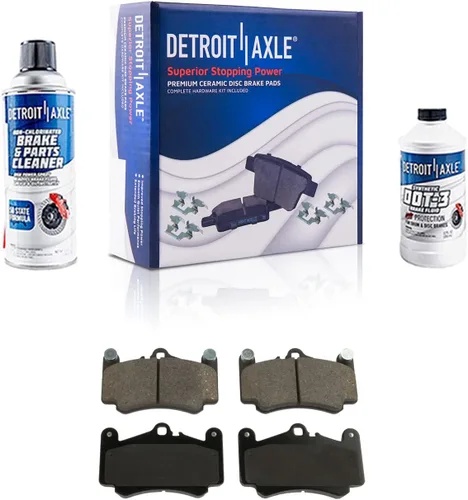 Vista 55 de Detroit Axle - Pastillas de Freno Delantero Izquierdo Reemplazo de Pinza de Disco para Ford Fusion Mazda 6 Lincoln MKZ Mercury Milan 2006-2012