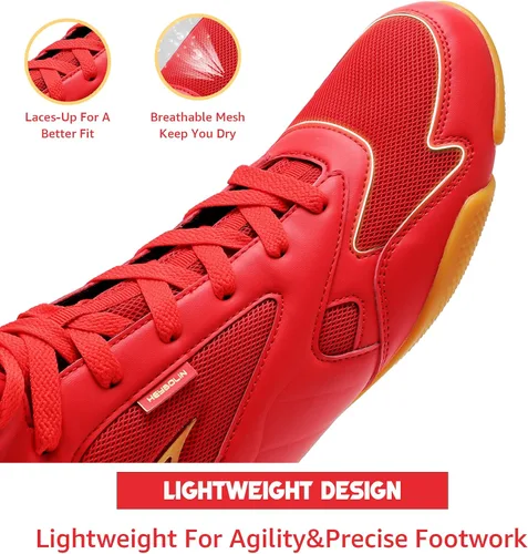 Vista 3 de ASHION Zapatos de lucha libre para hombre, zapatos de boxeo, zapatillas de deporte de fitness con suela cero caída