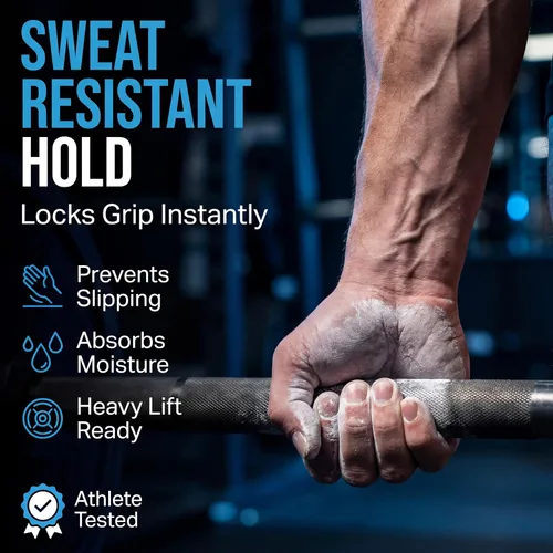 Vista 8 de EVMT Brands Liquid Chalk, Mess Free Gym Chalk for Weightlifting, Gymnastics, Rock Climbing, Dancing. Sweat Resistant and Long Lasting for Stronger
