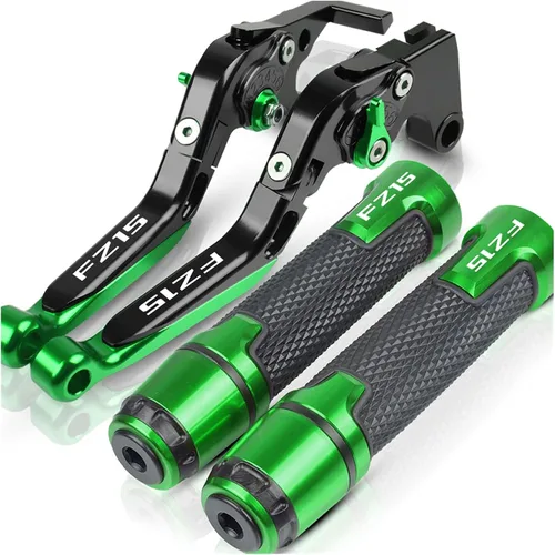 Vista 21 de SCUUBE Motorcycle CNC Accessories Adjustable Folding Extendable with A Brake Clutch Levers Handlebar Hand Grips Ends for Yama&ha FZ150I FZ 150I