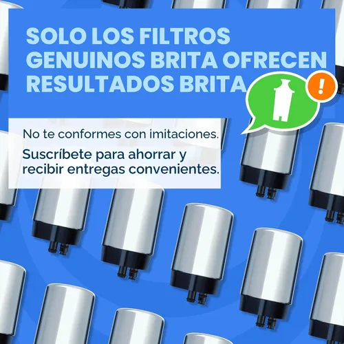 Vista 9 de Brita Sistema de filtro de agua para montaje en grifo, cromo, filtración sin espera, fácil instalación, filtro de agua multiusos para cocinas, baños