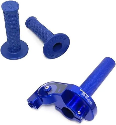 Vista 3 de 7/8 pulgadas 0.866 in acelerador Twist Grip CNC aluminio con cable de acelerador y agarre de manillar para 50cc 125cc 150cc 250cc Dirt Bike