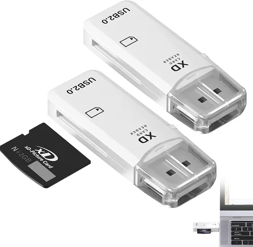 Vista 7 de USB2.0 128GB XD lector de tarjetas de memoria XD adaptador de tarjeta