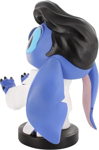 Vista 3 de Exquisite Gaming Elvis Stitch - Soporte para controlador y soporte para teléfono, figura con licencia de Disney