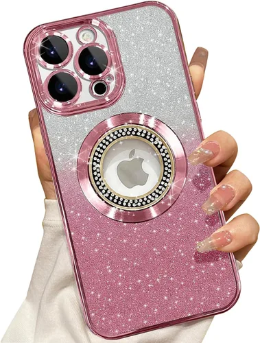 Vista 46 de Misscase Funda magnética con purpurina para iPhone 11 compatible con MagSafe, protección completa, delgada, a prueba de golpes, antiarañazos