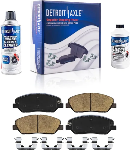 Vista 16 de Detroit Axle - Pastillas de freno para Dodge Ram 2500 3500 2003-2008, Ram 4000 2005-2008, 2004 2006 2007 Pastillas de freno de cerámica delanteras