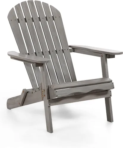 Vista 14 de Elk - Silla Adirondack de madera de eucalipto para patio al aire libre de 34 pulgadas de ancho para patio al aire libre, terraza, playa, jardín