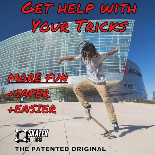 Vista 2 de SkaterTrainers- Skateboard Tricks Fast No Experience Needed- Fun, Safe, and Easy- Ollies, Kickflips and More- All Ages- Accessories Make Great