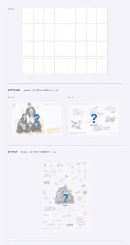 Vista 4 de K-POP BTS - MAP of The Soul 7, Version 1 Cover incl. Album, Folded Poster, Extra Photocards Set
