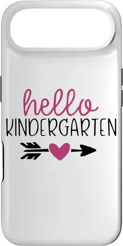 Vista 26 de Hello Kindergarten Parent Or Teacher Saying New School Year Case for iPhone XR