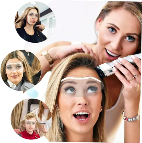 Vista 9 de Beaupretty 30 piezas de protectores faciales para corte de pelo, protectores faciales para peluquería, protectores de ojos ligeros para suministros