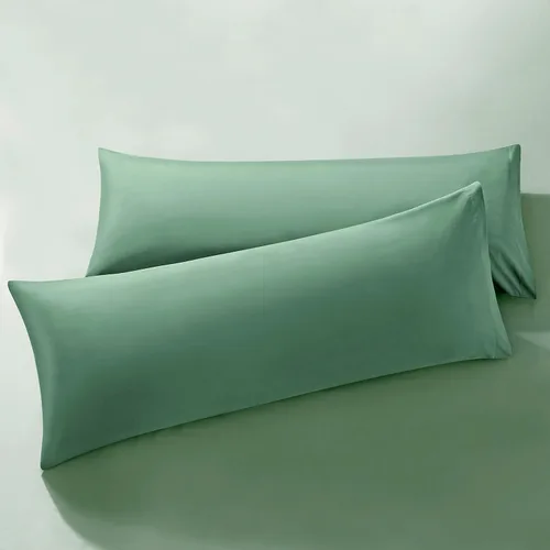 Vista 19 de MILVOWOC - Fundas de almohada de microfibra cepillada, naranja quemado, 20 x 26 pulgadas Juego de 2 piezas, cierre de sobre antideslizante
