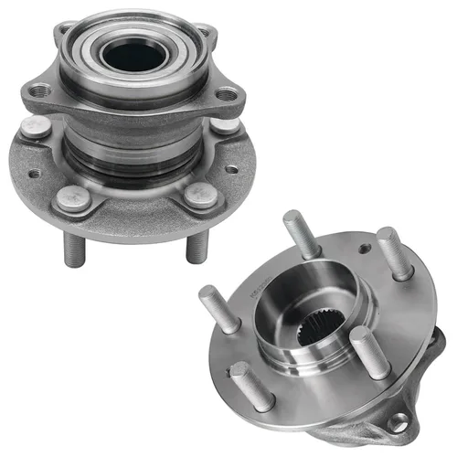 Vista 89 de Detroit Axle - 2.2L Bujes de rodamiento de rueda delanteros de 2 piezas para Honda Accord 90-97, 97 Acura CL, 2 rodamientos de ruedas y conjunto